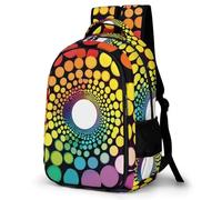 WECECE Mochila Polka Dots Escolar Niña, Mochilas Primaria Escolares Transpirable para Infantil Niño De 8 10 12 Años, Kawaii Mochila Chicas Colegio con Colorido