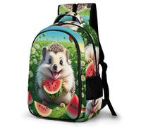WECECE Mochila Primaria Bonito Erizo 14 Años Chica Mochila Escolar Divertido Animal Niño Secundaria Mochila Infantil Gran Capacidad, School Backpack Clases Viaje y Uso Diario