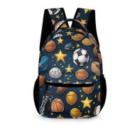 WECECE Mochila Primaria Fútbol Estudiantes Chicos 8-12 Años Mochila Fútbol 5 Curso Chicas Escolar Primaria School Bag Ligera con Bolsillos Laterales Libros Botella Paraguas Regalo Cumpleaños