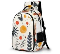 WECECE Mochila Primaria Hojas Follaje 14 Años Chica Mochila Escolar Tropical Planta Niño Secundaria Mochila Infantil Gran Capacidad, School Backpack Clases Viaje y Uso Diario
