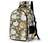 WECECE Mochila Primaria Kawaii Conejillo de Indias Niño Primaria 3º-5º Bolsa Escolar Animal Niña 9-13 Años Mochila Colegio, Backpack Ligera Resistente para Uso Diario y Deporte Actividades Diarias