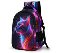 WECECE Mochila Primaria Lindo Gatito Niño Escolares Curso 4-6 Bolsa Escolar Gato Niña 10-12 Años Mochila Colegio, Backpack Práctica Duradera para Uso Diario y Paseo