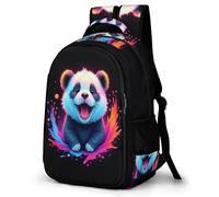 WECECE Mochila Primaria Panda Niño Primaria 4º-6º Bolsa Escolar Lindo Animal Niña 6-9 Años Mochila Colegio, Bookbag Grande Ajustable para Regalo de Cumpleaños Clases y Salidas