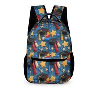 WECECE Mochila Primaria Tema de Graduación Chicos 12 Años Mochila España Bandera 6 Curso Chicas Curso 2-5 Bookbag Ligera Resistente Cosas de Colegio Botella Colegio Viaje Uso Diario