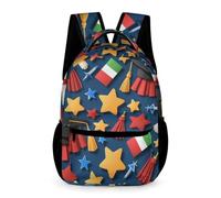 WECECE Mochila Primaria Tema de Graduación Chicos 12 Años Mochila Italia Bandera 6 Curso Chicas Curso 2-5 Bookbag Ligera Resistente Cosas de Colegio Botella Colegio Viaje Uso Diario
