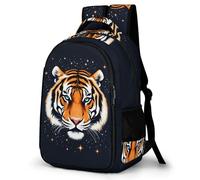 WECECE Mochila Tiger Design Infantil para Niño Niña Primaria Mochila Escolar con Animal Tiger Mochilas, Colegio Viaje Guardería para 7-15 Años