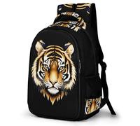 WECECE Mochila Tiger Motif Escolar Niña Adolescente, Mochilas Animal Tiger Infantil Informal Gran Capacidad, Bonita Mochila De Viaje para Niños De 8 10 12 14 Años
