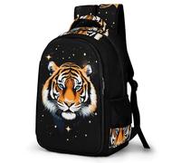 WECECE Mochila Tiger Pattern Escolar Niño, Mochilas Escolares Primaria Transpirable y Cómoda para Infantiles De 7 a 12 Años, Mochila Colegio Moderna con Animal Tiger