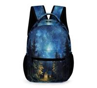 WECECE Mochilas Cielo Estrellado Infantiles, Colorido Mochila Escolar Para Niños 3D Estampado Mochila Bolsa De Viaje Primaria De Mochilas Escolar