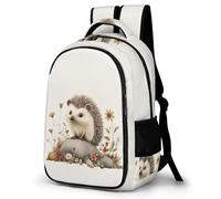 WECECE Mochilas Cute Hedgehog Escolares Niña, Mochila Grande para Instituto, Mochila Colegio Adolescente con Animal Divertido De 9 a 16 Años
