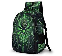 WECECE Mochilas Escolar Niño Cyber Punk Style, Mochila Colegio para Clases 1 a 5 con Spider 3D, Mochila para 7 a 12 Años Colegio y Viajes