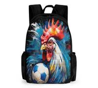WECECE Mochilas Escolares Niña, Mochila Niñas De 8 A 12 Años Con Gallo Mochilas Adolescentes Gallina Francesa Mochila Grande Para La Escuela Viajar Casual
