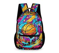 WECECE Mochilas Escolares Niño, Mochila Escolar De Baloncesto, Mochila Baloncesto Infantil Para Colegio Deporte Viajes, Regalos Para Niñas Y Adolescentes