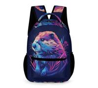 WECECE Mochilas Escolares Niños Árbol de Navidad, Mochila Con Animal Colegio Niña Chico Informal Moda, Mochila Infantil De 6 7 8 10 Años Para La Escuela, Viajes, Uso Diario