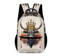 WECECE Mochilas Escolares Niños Corrida de Toros Española, Mochila Con Estampado de Toro Colegio Niña Chico Informal Moda, Mochila Infantil De 6 7 8 10 Años Para La Escuela, Viajes, Uso Diario
