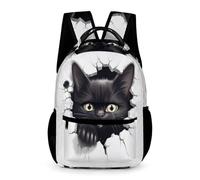 WECECE Mochilas Gato Infantiles, 3D Gatito Mochila Escolar Para Niños 3D Estampado Mochila Bolsa De Viaje Primaria De Mochilas Escolar