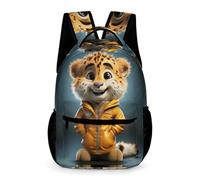 WECECE Mochilas Guepardo Escolares Niños, Mochila Colegio Leopardooo Animal Niña Chico Informal Moda, Mochila Infantil De 6 8 10 Años Para La Escuela, Viajes, Uso Diario