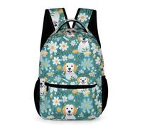 WECECE Mochilas Infantiles, Margarita Mochila Escolar Para Niños 3D Estampado Mochila Bolsa Flor De Viaje Mochilas Escolar