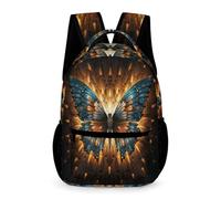 WECECE Mochilas Infantiles, Mariposa Mochila Escolar Para Niños 3D Estampado Mochila Bolsa Tema 3D De Viaje Mochilas Escolar