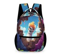 WECECE Mochilas Lindo Alpaca Escolares Niños, Mochila Colegio Animal Alpaca Niña Chico Informal Moda, Mochila Infantil De 6 8 10 Años Para La Escuela, Viajes, Uso Diario