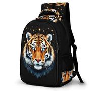 WECECE Mochilas Tiger Pattern Escolares Niña Mochila Animal Colegio Niño 10-15 Años, Mochilas Portatil para Chicos, Mochila Instituto Casual De Moda