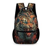 WECECE Mochilas Tigre Infantiles, Animal Tema Mochila Escolar Para Niños 3D Estampado Mochila Bolsa De Viaje Primaria De Mochilas Escolar