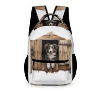WECECE Perro Mochila Para El Colegio Estudiantes Infantil Mochila Escolar Cachorro Animal Personalizada Para Alumnos De Primaria, Impermeable Y Resistente Al Desgaste