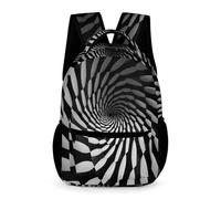 WECECE Remolinos Bolsas De Estudiante Mochila De Viaje, Mochilas Infantil Impermeable Para Deportes Al Aire Libre Mochila Vértigo Visual Casual Mochilas Escolar