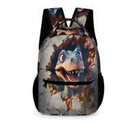 WECECE School Backpack Dinosaurio Schoolbag Kids Backpack Fashion Animal 3D Tema for Boys Girls Lightweight Daypack for School Girls Primaria