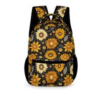 WECECE School Backpack Girasol Schoolbag Kids Backpack Fashion Flor for Boys Girls Lightweight Daypack for School Girls Primaria