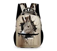 WECECE School Backpack Kids Mochila Cebra Niño Mochila Linda Escolar 3D Animal Para Niñas De 6-9 Años Mochilas Infantil Para Escuela Viaje