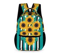 WECECE School Backpack Kids Mochila Girasol Niño Mochila Linda Escolar Flor Para Niñas De 6-9 Años Mochilas Infantil Para Escuela Viaje