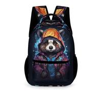 WECECE School Backpack Lindo Panda Schoolbag Kids Backpack Fashion Animal Tema for Boys Girls Lightweight Daypack for School Girls Primaria