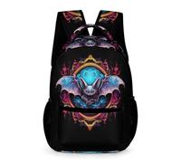 WECECE School Backpack Murciélago Ardilla Voladora Schoolbag Kids Backpack Fashion for Boys Girls Lightweight Daypack for School Girls Primaria
