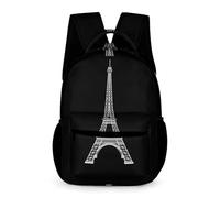 WECECE Torre de París Bolso De Hombro Mochila Para Niña Niño, Ecuado Para Infantil De Ocio Senderismo Escuela Viajes Mochilas Unisex