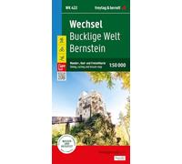 Wechsel, Wander-, Rad- und Freizeitkarte 1:50.000, freytag & berndt, WK 422: Bucklige Welt - Bernstein, mit APP, wasserfest und reißfest