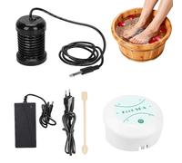 Weciau Baño de Pies Iónico, Máquina de Limpieza de Spa para Pies Portátil, Desintoxicación y Limpieza, Spa Iónico, Máquina de Desintoxicación de Spa (Sin Cuenca)