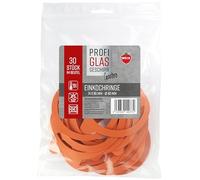 Weck 76134 - Bolsa de 30 anillos de goma (74 x 86 mm, diámetro de 80 mm, arandelas de goma, tarros de cocina)