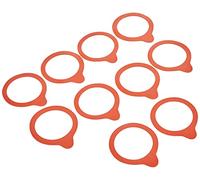 Weck Anillos de Conserva 60 mm, Poliuretano, Rojo, 10 x 60 mm