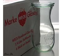 Weck Botella de jugo de borde redondo, 310 ml, talla única