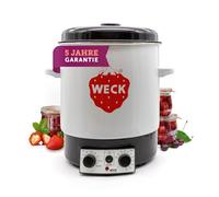 WECK Esterilizador eléctrico WAT 15 (esterilizador esmaltado, dispensador de agua caliente, cocedor de vino caliente, termostato, temporizador, 29 litros) 6830