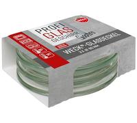 Weck Juego de 3 tapas gastropack de 80 mm (creaciones perfectas, aptas para horno, lavavajillas, estabilidad, vasos gourmet, tapas) 76129