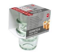 Weck Juego de 3 vasos gastropack de 80 ml (creaciones perfectas, aptos para horno, lavavajillas, estabilidad, tarros delicatessen, sin tapa) 76123