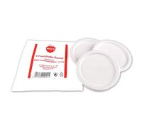 WECK Paquete de 5 tapas de plástico para mantener frescos, paquete de 5 (XL = 4.7 pies, apertura de 120 mm), compatible con el modelo 750