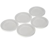 Weck - Recipiente hermético Tapa de plástico - 80 mm de diámetro - Color Blanco - 5 Unidades