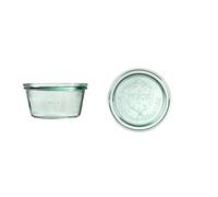 6 Weck Conservas Forma/Botes de cristal 290 ml rr100 con accesorios, en caja original Weck Selección