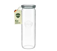Weck - Tarro cilíndrico Redondo, 600 ml, Talla única