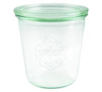 Weck Tarros de cristal de 290 ml (vidrio de alta calidad, conservas con tapa de vidrio; para conservas, resistentes al calor, apto para microondas, horno y cristal redondo 900, 6 unidades)