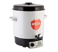 Weck 292008 Multi-Cooker Urna automática de Agua Hecha de Esmalte Enlatador eléctrico, Negro/Blanco