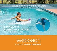 WECOACH - Circuito HIIT de audio para cardio en aguas profundas, ejercicios de entrenamiento de fuerza central, 50 minutos, audio instructivo, aeróbicos acuáticos, guía de medios #2